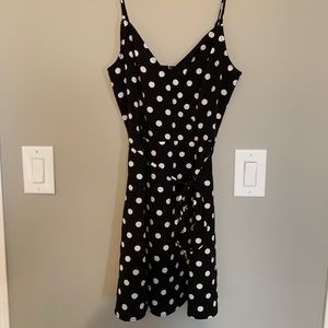 Dynamite Polka Dot Mini Skater Dress